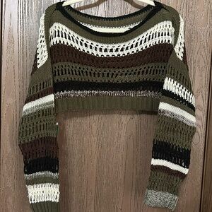 SHEIN Knitted Cropped Sweater